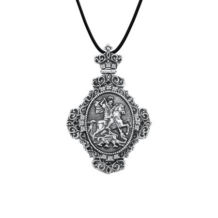 Серебряная подвеска с фианитами