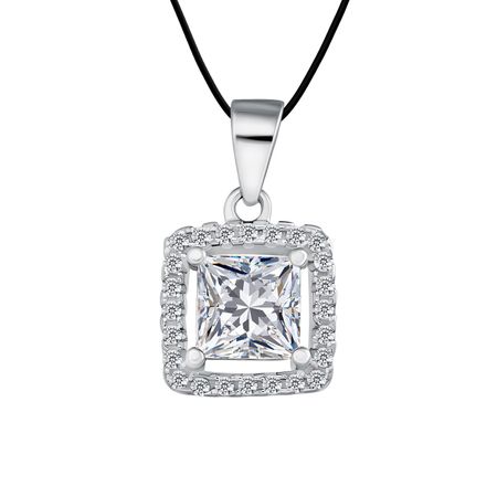 Серебряная подвеска с фианитами серебряная подвеска tobeme gsc003 буддийский символ кульза