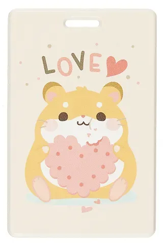 Чехол для карточек вертикальный Хомячок с печеньем Love (ДК2024-462)