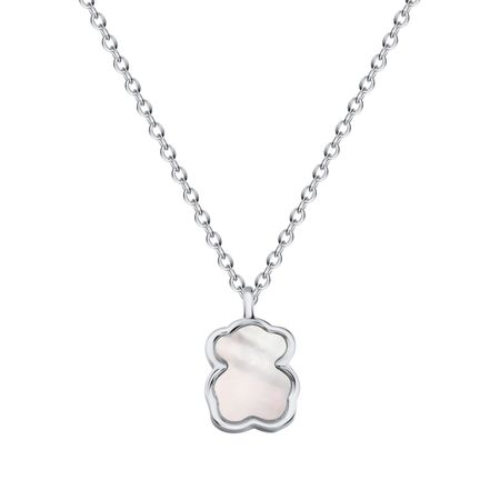 Серебряное колье с перламутром viva la vika колье mini lock my heart necklace silver