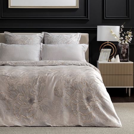 Постельное белье Королева/La Regina наволочки homaxy вельветовые полосатые