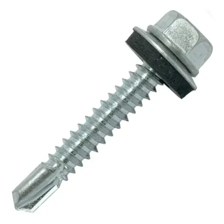 Саморезы кровельные по металлу с пресс-шайбой 6.3x38 мм на вес болты с шестигранной головкой m7 m9 из нержавеющей стали din912