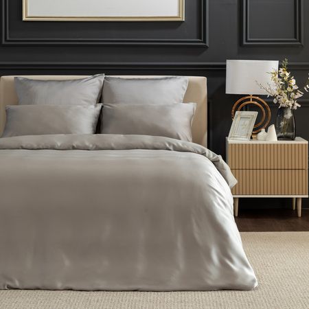 Постельное белье Pearl Grey наволочки homaxy вельветовые полосатые