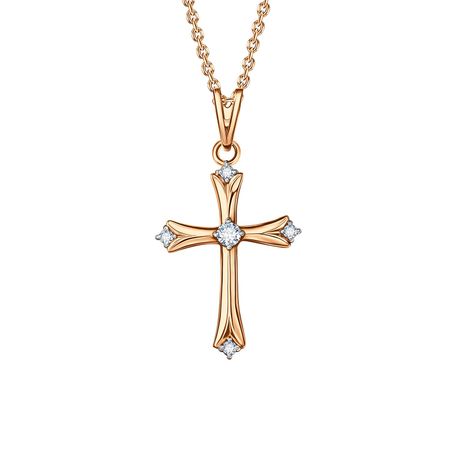 Золотая подвеска с бриллиантами