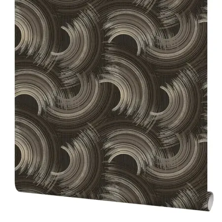 Обои флизелиновые Wall Up Neon коричневые 1.06 м 656060