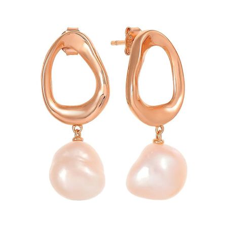 Серебряные серьги с жемчугом