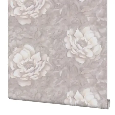 Обои флизелиновые Palitra Life Valencia бежевые 1.06 м PL72255-65