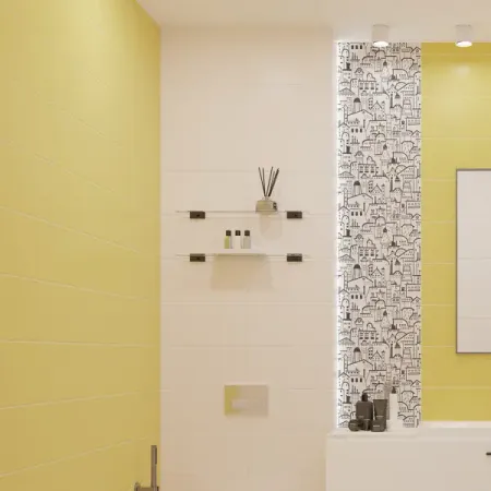 Плитка настенная Azori Street Art Lemon 20.1x40.5 см 1.3 м² матовая цвет желтый маркер акварельный сонет двухсторон кисть и тонкий наконечник желтый средний сонет