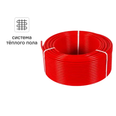 Труба из сшитого полиэтилена для системы теплого пола Ростерм PE-Xa EVOH 16x2.0 мм PN16 бухта 240 м красный труба ростерм pе ха evoh 16х2 2мм с кислородным барьером бухта 100м