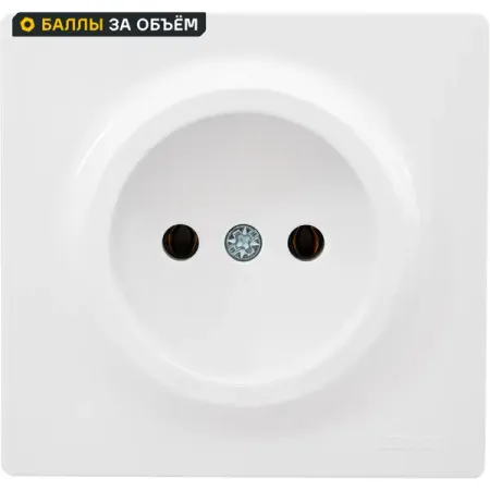 Розетка накладная Lezard Leto без заземления цвет белый розетка компьютерная 1 пост lezard leto графит
