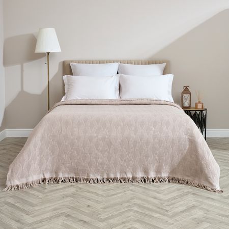 Покрывало Вафля/Cialda, бежевое