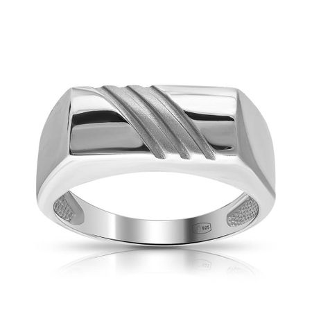 Кольцо-печатка из серебра moonswoon кольцо печатка silver forget me not ring –
