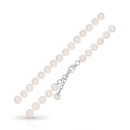 Браслет из жемчуга с серебряным замком