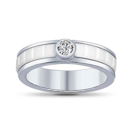 Кольцо SOKOLOV из серебра с керамикой и фианитами