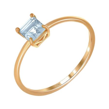 Золотое детское кольцо с топазом Sky