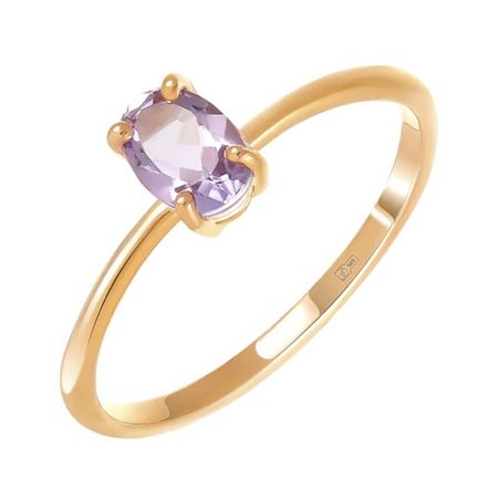 Кольцо детское TALANT из золота с аметистом