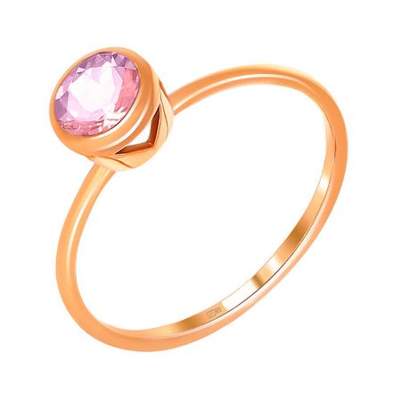 Кольцо детское TALANT из золота с аметистом