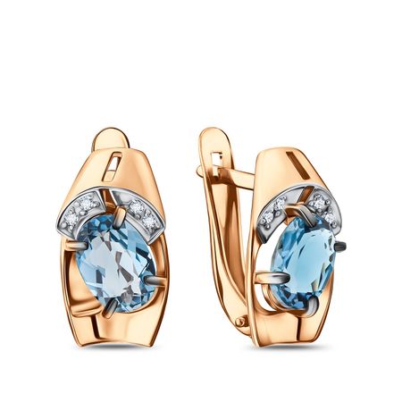 Золотые серьги с топазами и фианитами металлические магниты для холодильника дубай лондон золотые ворота