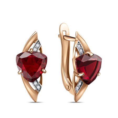 Золотые серьги с кристаллами и фианитами с родированием bseed настенные розетки двойные белые черные золотые с кристаллами