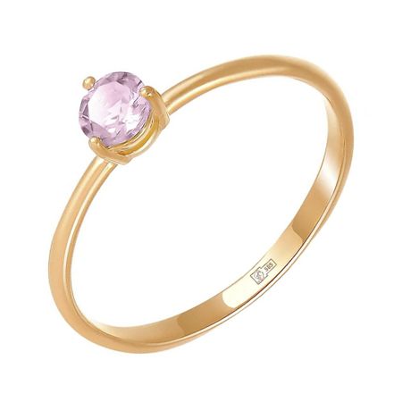 Кольцо детское TALANT из золота с аметистом