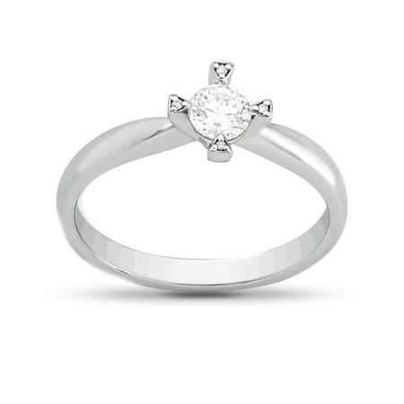 Кольцо из серебра с фианитом SWAROVSKI