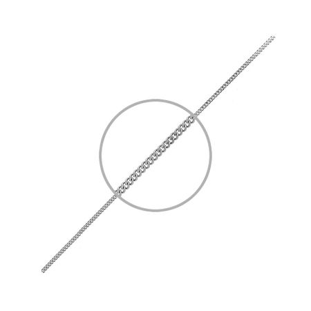 Серебряный браслет Панцирь с алмазной гранью