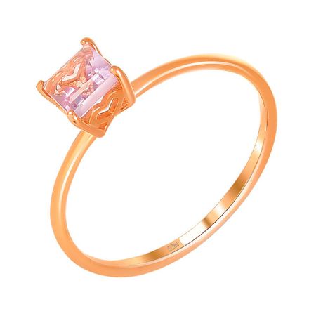 Кольцо детское TALANT из золота с аметистом