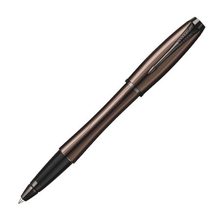 Ручка-роллер Parker Urban Premium Metallic Brown с черным стержнем