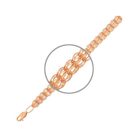 Золотая тяжеловесная цепочка Магнат 7 мм