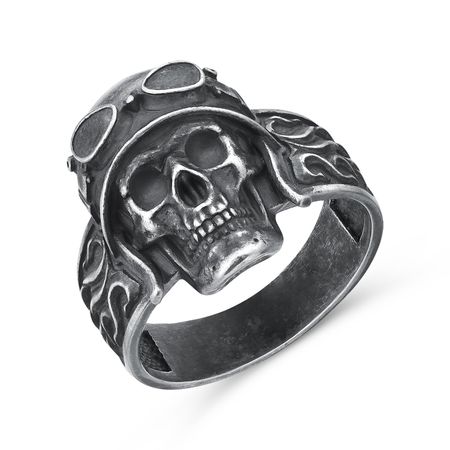 Серебряное кольцо Череп с чернением светлана александровна данилова тринадцатый череп