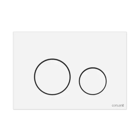 Клавиша смыва Cersanit Twins 63526 пластик цвет белый