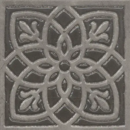 Вставка напольная Kerama Marazzi Лутон HGD/C610/SG1550 9.5x9.5 см глянцевая цвет серый плитка напольная 40х40 лаура 40х40 зелёная