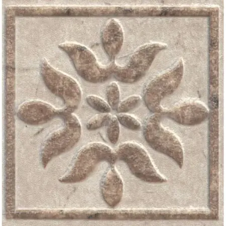 Вставка напольная Kerama Marazzi Нортон HGD/A24/SG1550 7.2x7.2 см матовая цвет бежевый плитка напольная 40х40 лаура 40х40 зелёная