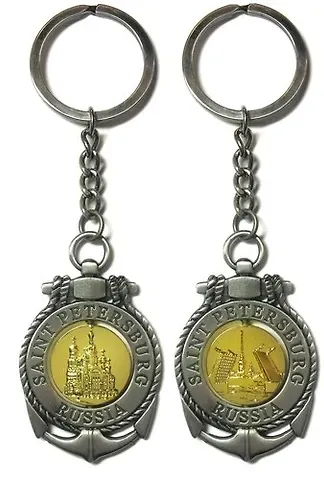 Сувенир, Акм,  Брелок-якорь-тросик 