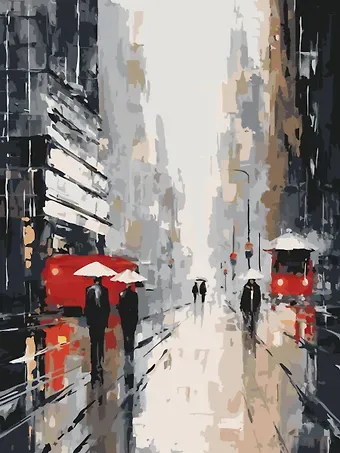 Картина по номерам 30х40 см. 30 цветов. На подрамнике. 