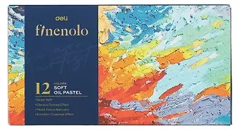 Пастель масляная 12цв к/к, Finenolo