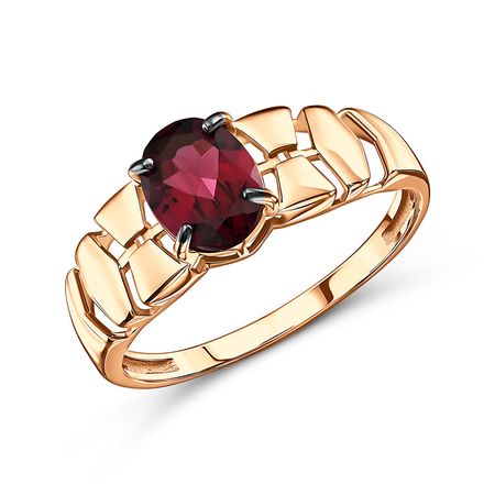 Золотое кольцо с родолитом