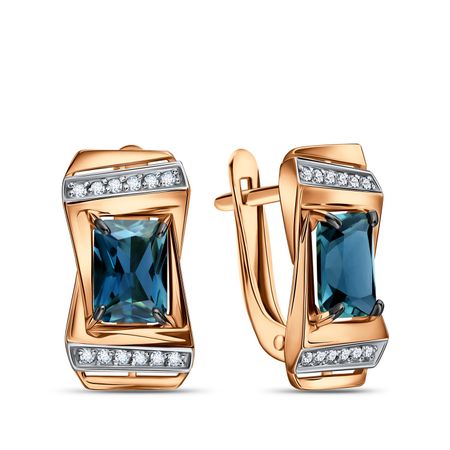 Золотые серьги с топазами и фианитами металлические магниты для холодильника дубай лондон золотые ворота