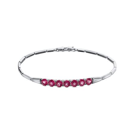Золотой браслет с топазами Pink déjà vu браслет broken frozen pink heart bracelet silver