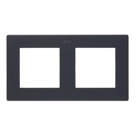 Рамка Simon 24 Harmonie двухместная графит (2400620-038)