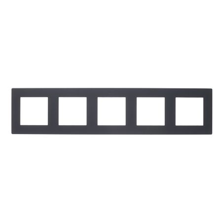 Рамка Simon 24 Harmonie пятиместная графит (2400650-038)