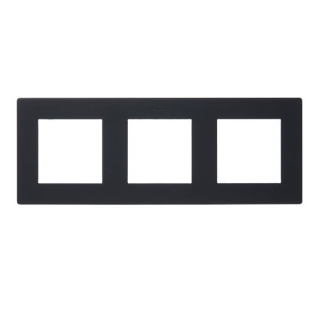 Рамка Simon 24 Harmonie трехместная графит (2400630-038)