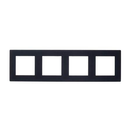 Рамка Simon 24 Harmonie четырехместная графит (2400640-038)