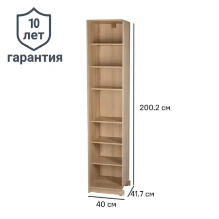 Каркас шкафа угловой Лион 40x200.2x41.7 см ЛДСП цвет дуб комано