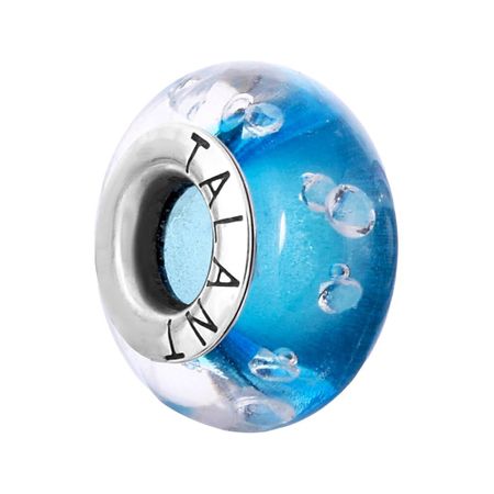 Подвеска-шарм из серебра с муранским стеклом