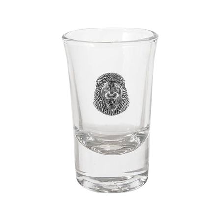 Стопка Лев из серебра