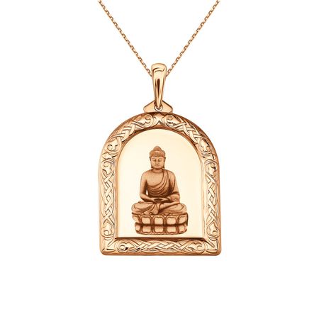 Золотая подвеска «Будда»