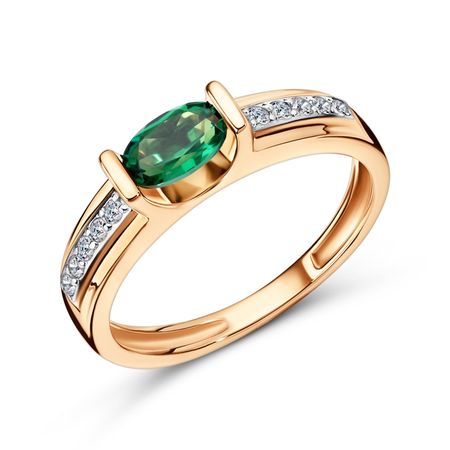 Золотое кольцо с изумрудом и бриллиантами клод бурдель золотое марсельское таро