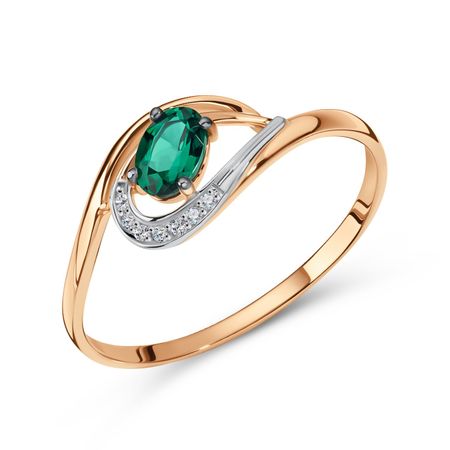 Золотое кольцо с изумрудом и бриллиантами клод бурдель золотое марсельское таро