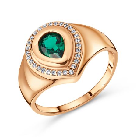 Золотое кольцо с изумрудом и бриллиантами клод бурдель золотое марсельское таро